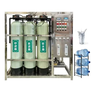 5-Stage 500 LPH FRP Reverse Osmosis Water Filtration Plant for Resort and Hotel Use, CE Certified