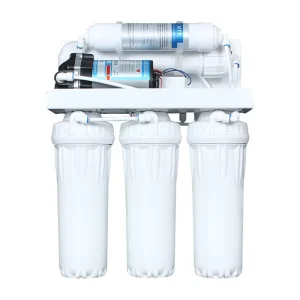 5 Stage 75GPD Reverse Osmosis Water Purification System Manual Power Source with Sweet Aftertaste Filters for Household Use