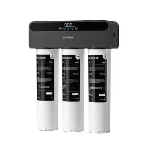 5 Stage Activated Carbon Titanium RO Reverse Osmosis Water Filter System NSF Certified Self Cleaning Tankless Purifier