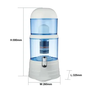 5 Stage Activated Carbon Water Pot Direct Drinking Water Dispenser Desktop Gravity Water Filter Purifier