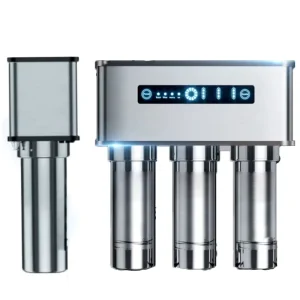 5 Stage Alkaline Inline Reverse Osmosis Water Filtering Machine Electric Stainless Steel Tap Wall Mounted Household Countertop