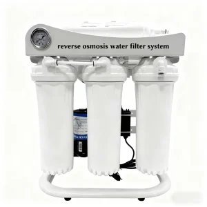 5-Stage Easy-Install Reverse Osmosis Water Filter System for Kitchen Sink Cabinets with 0.0001 μm Bacteria Filtration