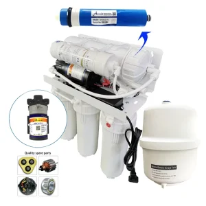 5-Stage Household Reverse Osmosis Water Purifier PP CTO UDF T33 RO Membrane