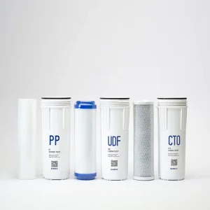 5-Stage Plastic Undersink UF Water Filter System for Home Kitchen Drinking Water
