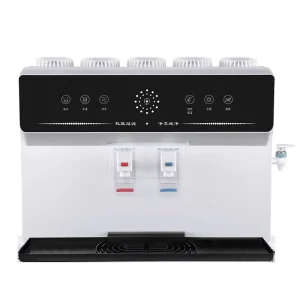5-Stage RO Reverse Osmosis Water Purifier Intelligent Voice Heating 100 GPD Countertop System for Households Hotels Hot Water