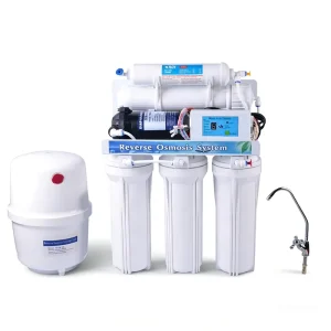 5 Stage RO Under Sink Stainless Steel Water Filter System Self Cleaning 75 GPD for Household Hotel