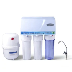 5 Stage RO Under Sink Water Filter 50 GPD Stainless Steel Manual Self Cleaning Hotel & Household Use Home Appliances