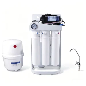 5 Stage Reverse Osmosis Under Sink Water Filtration System Self Cleaning Faucet Storage Tank for Household Commercial Use