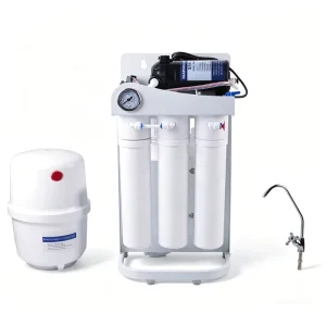 5 Stage Reverse Osmosis Water Filter System for Home Use with Faucet Storage Tank PP UDF CTO RO T33