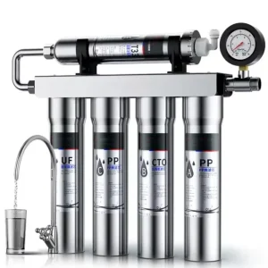 5 Stage Sediment Active Carbon Uf Filter Household Under Sink Stainless Steel Water Filter System for Home Drinking