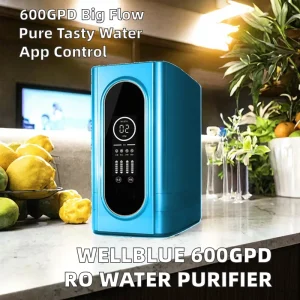 5 Stage Smart App-Controlled Reverse Osmosis Water Purifier 600 GPD High Flow for Household Hotel and Commercial Use
