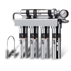 5 Stage Stainless Steel Reverse Osmosis Water Filter Manual for Home Drinking Outdoor Sink Countertop Household