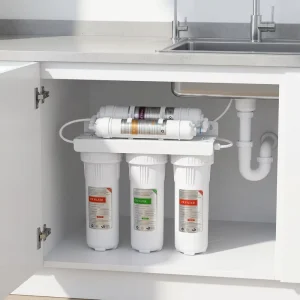 5 Stage Undersink UF Ultrafiltration Water Filter System With Faucet Accessory and Wrench