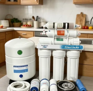 5-Stage or 6-Stage Reverse Osmosis Water Filter System with 100 GPD RO System