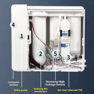 50-, 75-, and 100-Gallon Desktop or Under-Sink Reverse Osmosis Filter System for Home Drinking Water