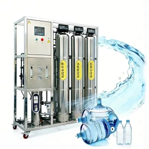 500/1000 LPH Small Commercial Reverse Osmosis Water Treatment Plant for Drinking Water Production
