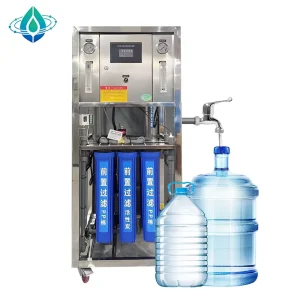 500 L/H Commercial and Home Drinking Water Reverse Osmosis Treatment System with Pressure Vessel, Pump, and Motor