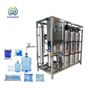 500 L/H Industrial Stainless Steel Reverse Osmosis System and Water Desalination Plant