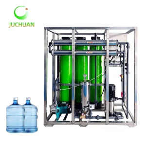 500 L/H RO Water Purification System with PLC Motor and Engine