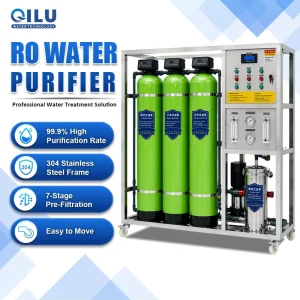 500 L/H Reverse Osmosis Water Filter System with Stainless Steel Frame
