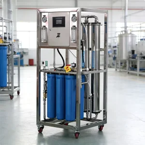 500 L/H Water Treatment System with Stainless Steel Pipeline Daily Output 1-2 Ton Small Business Commercial RO Water Purification