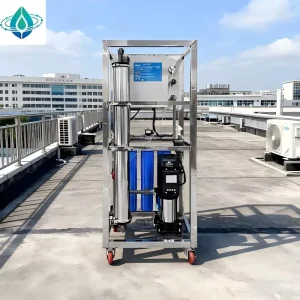 500 L/Hour Commercial Reverse Osmosis RO Water Treatment Equipment with Pump Motor and Gear