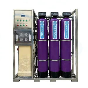 500 L/Hour Industrial RO Water Treatment System with 4040 RO Membrane and Pump