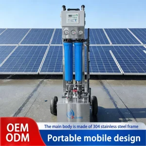 500 L/Hour Portable Reverse Osmosis Water Filter System for Outdoor Camping and Solar Panel Cleaning