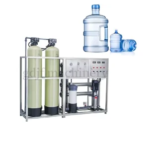 500 L/h Reverse Osmosis Drinking Water System with Water Softener for Production Line