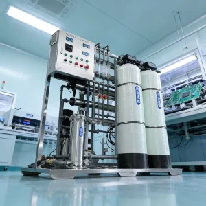 500 LPH Double-Pass Reverse Osmosis System for Semiconductor Lab and Electronic Manufacturing Water Purification