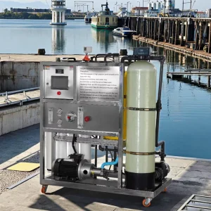 500 LPH Seawater Desalination RO System Water Treatment Machinery for Boat Use