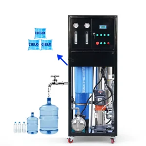 500 LPH Water Softener System Home Water Softener System with Pressure Bucket and Pure Water Tank