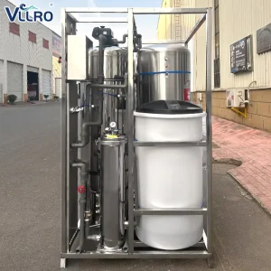 500 LPH Water Softener System with Pressure Tank and Water Storage Tank