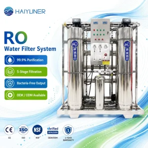 500 LPH and 1000 LPH RO Water Treatment and Purification System