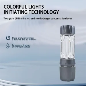 5000 ppb Hydrogen Water Bottle with SPE PEM Technology Molecular Hydrogen Generator Glass Water Bottle Maker