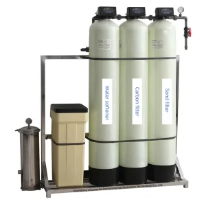 5000L/H Agricultural Softened Water Treatment Machine with Pump and Resin Water Softener for Flower Planting