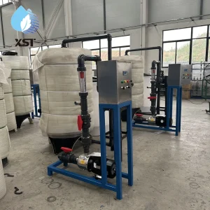 5000L Hour Water Softener System with Automatic Control Valve 1 Year Warranty ISO9001 CE Certified