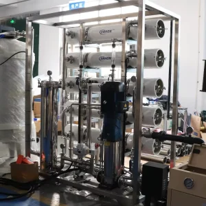 5000LPH Industrial RO Plant 5TPH Reverse Osmosis Water Filter System PLC Pump Engine Water
