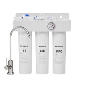 500GPD Undersink Pumpless Alkaline Water Machines TDS Reduce Reverse Osmosis Water Filter 6 Stage RO System for Home Water
