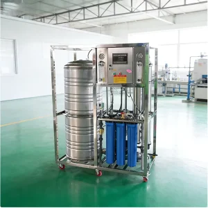 500L H 5 Stage App Controlled Pure Water Equipment for Chemical Labs and Hotels