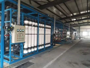 500L/H Industrial RO Water Treatment System with Hollow Fiber Membrane Filtration 800W 220V