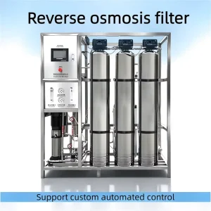 500L H Industrial RO Water Treatment System with Quartz Sand & Activated Carbon Filtration Used in Garment Factories