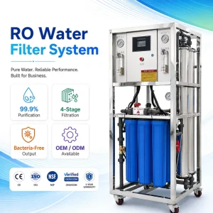 500L/H Reverse Osmosis System for Drinking Water Purification