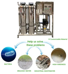 500L/H Stainless Steel 304 Home Use Reverse Osmosis Water Filter Deep Well Water Treatment Equipment