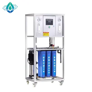 500L/Hour Reverse Osmosis Water Purification System with Softening, Ion Exchange, Pressure Vessel, Pump, and 220V