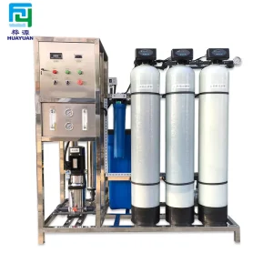 500L/Hour Stainless Steel RO Water Treatment System Pump PLC High Efficiency Reverse Osmosis Deionized Drinking Water Machine