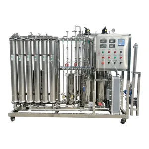 500L SUS Two-Stage RO Water Treatment System with EDI Purification System for Manufacturing Water
