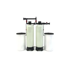 500L/h Industrial Automatic Water Softener System with PLC Control, Stainless Steel Gearbox, and Ion Exchange