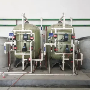 500L hour PLC Auto Hard Water Softener System for Home & Industrial Use Reverse Osmosis Filtration 1 Year Warranty