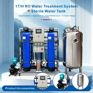 500LPH 1000LPH RO Water Purification Systems Reverse Osmosis Plant for Drinking Water Treatment